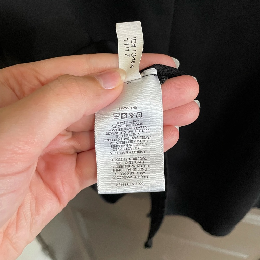 Express Black 3/4 Sleeve Blouse S - Picture 12 of 13